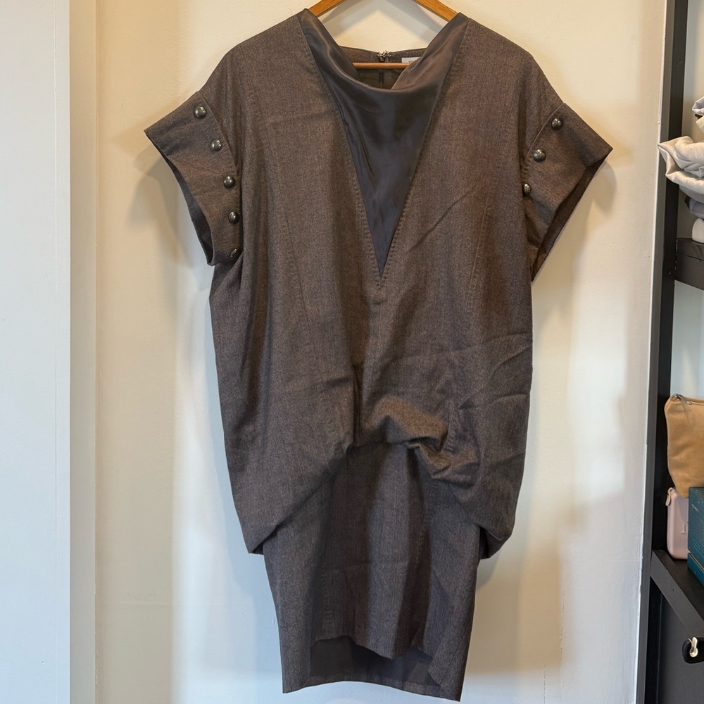 Viktor&Rolf Short Sleeve Cape Dress